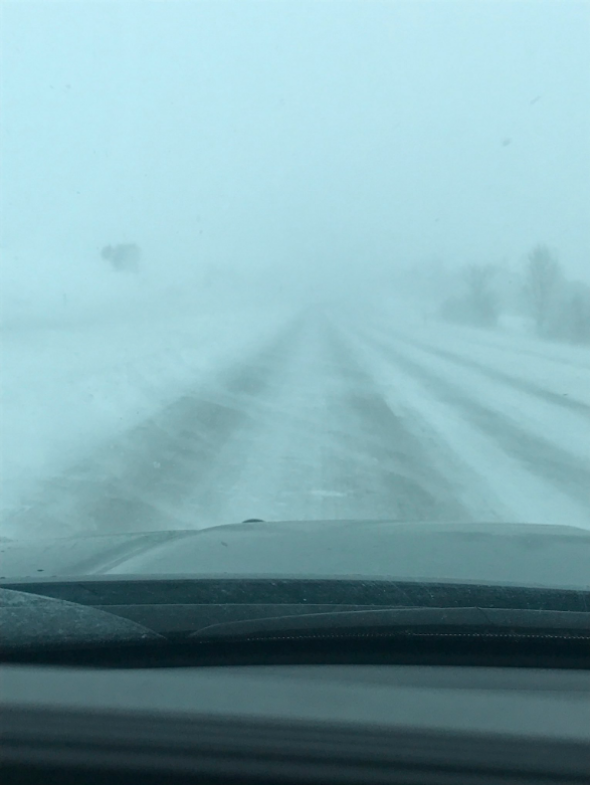 blizzard Midwest USA