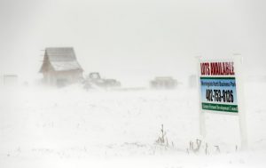 blizzard Midwest USA