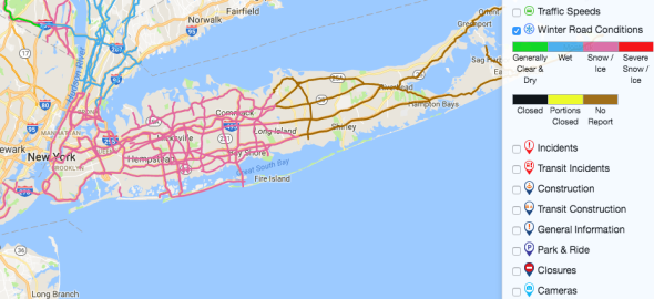 strade tempesta USA