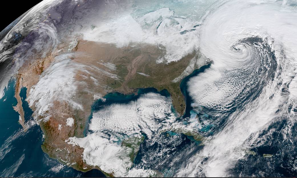 tempesta Stati Uniti satellite