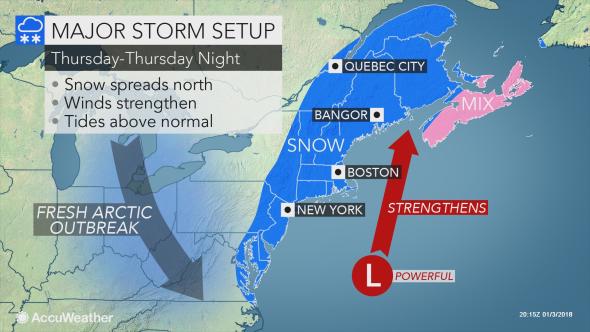 tempesta di neve USA