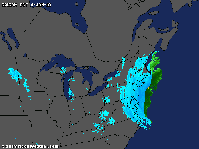 tempesta nord-est USA