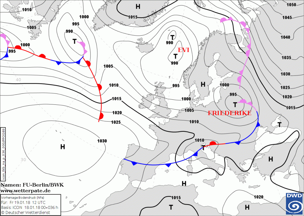 tempesta uragano friederike