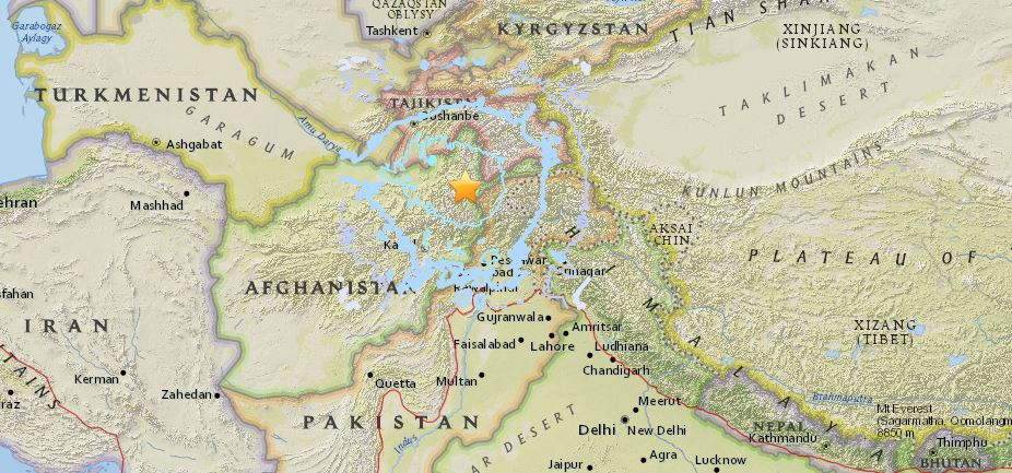 terremoto Afghanistan
