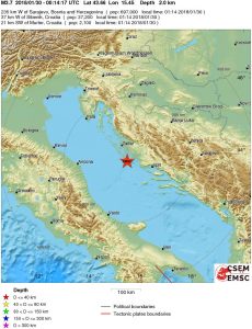 terremoto Dalmazia