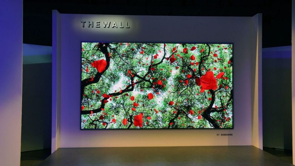 tv the wall samsung
