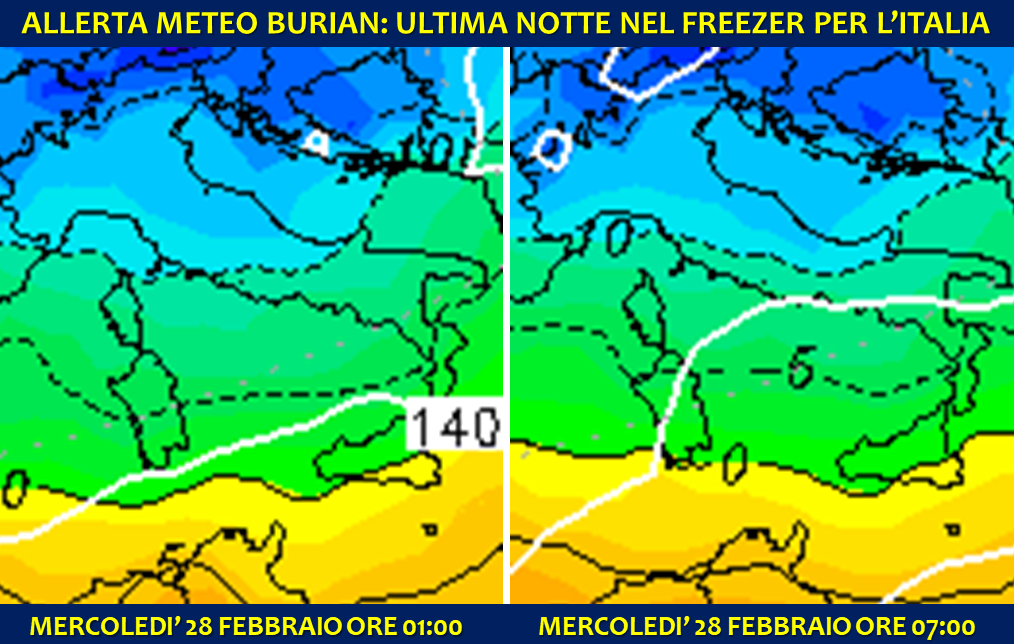 Allerta Meteo Burian