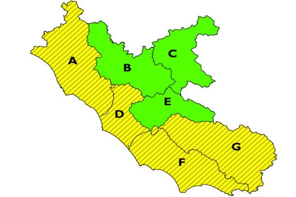 Allerta Meteo Lazio 18 febbraio 2018