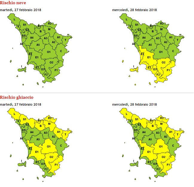 Allerta Meteo Toscana