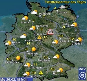 Allerta meteo Germania gelo