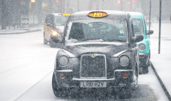 Blizzard neve Londra