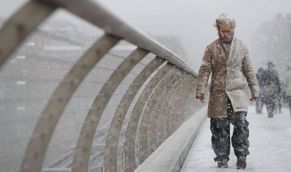 Blizzard neve Londra