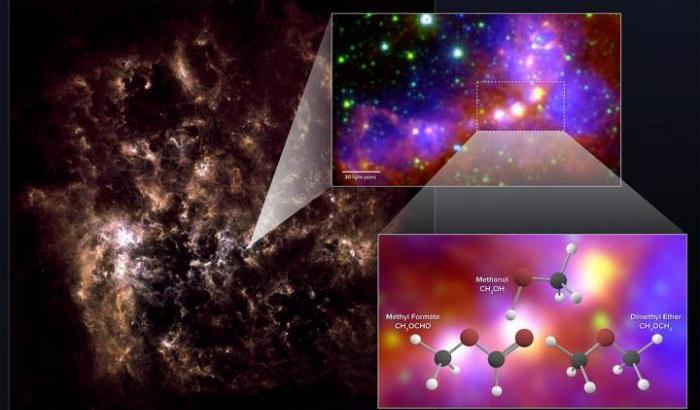 La Grande Nube di Magellano e i suoi composti chimici