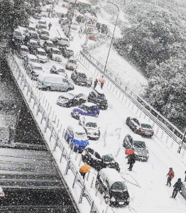 Neve Napoli Tangenziale