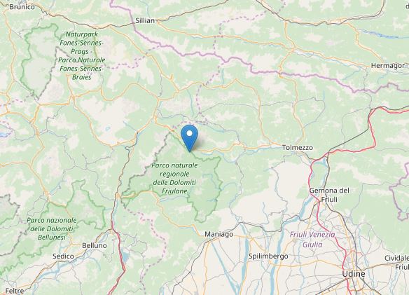 Terremoto Friuli veneto trentino alto adige