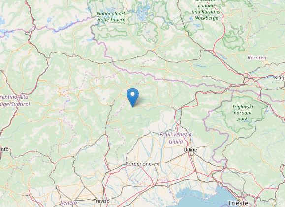 Terremoto Friuli veneto trentino alto adige