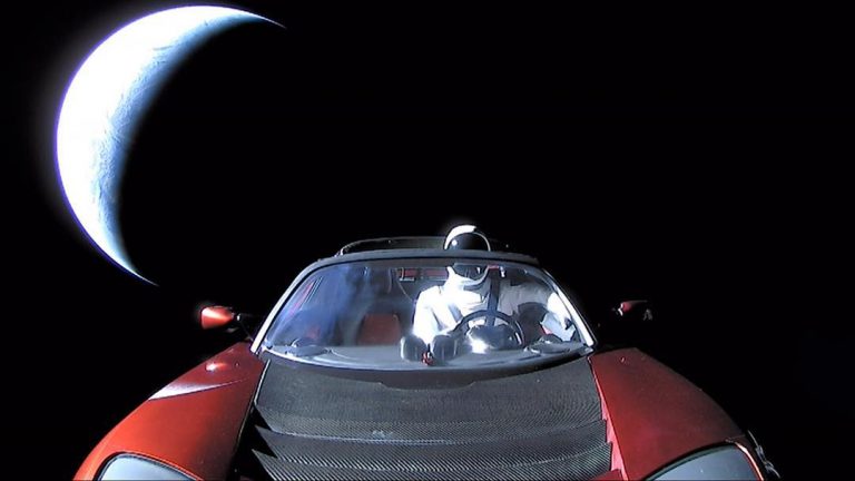 Tesla Roadster Space X Terra