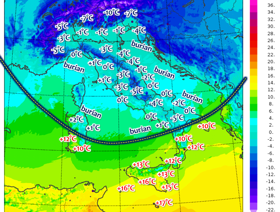 allerta meteo burian