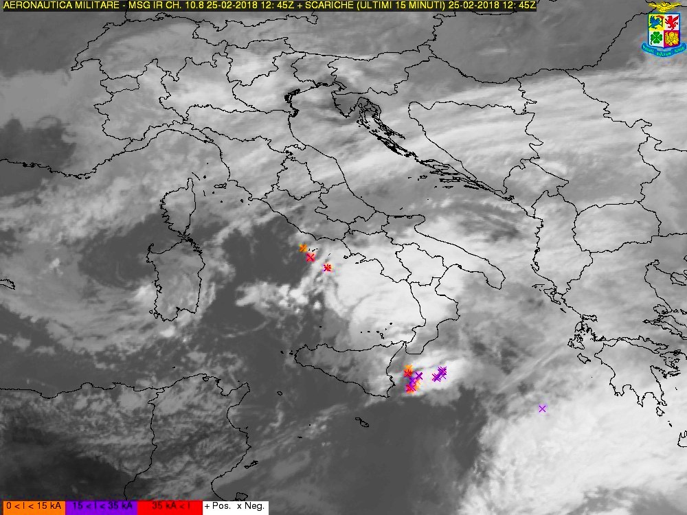 allerta meteo burian neve italia