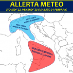Allerta Meteo, violento ciclone in transito sull’Italia: tanta neve in pianura al Nord, rischio alluvioni per lo scirocco e i temporali al Sud
