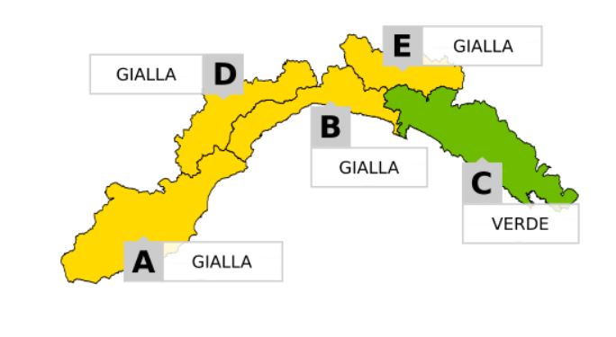 allerta meteo Liguria