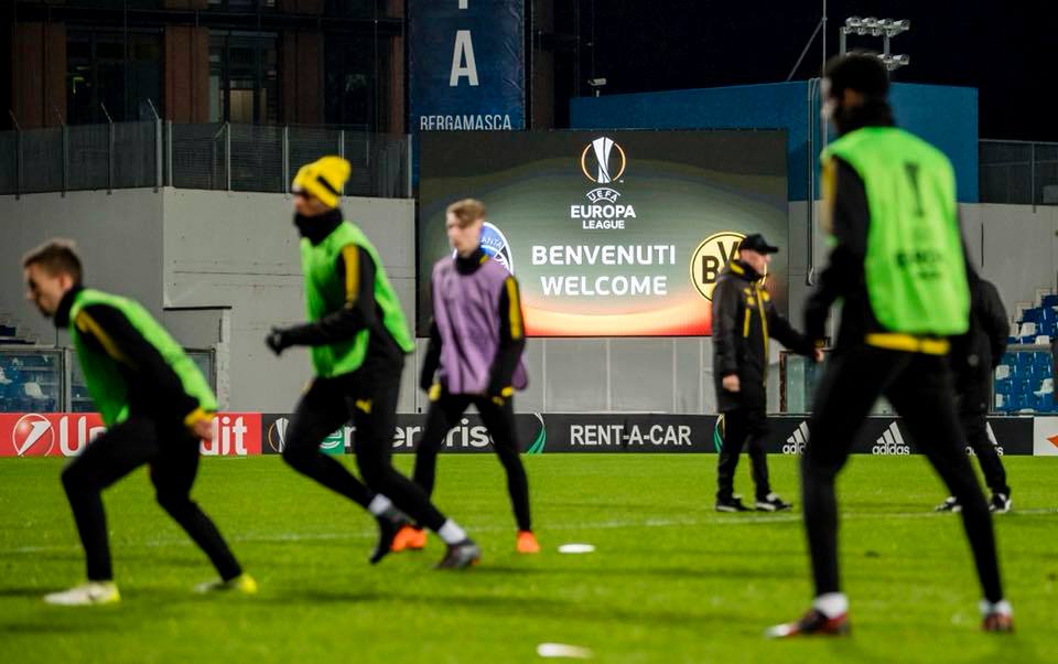europa league atalanta borussia dortmund neve (1)