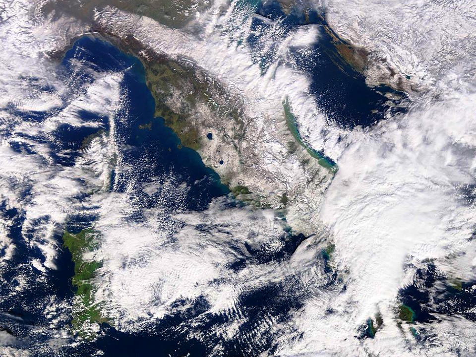 meteo italia burian immagini satellite nasa