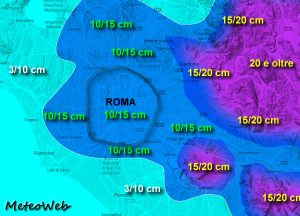 Allerta Neve Roma