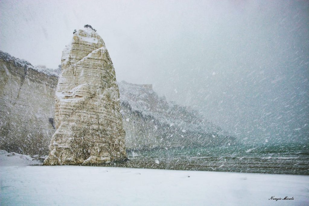 neve vieste burian Pizzomunno