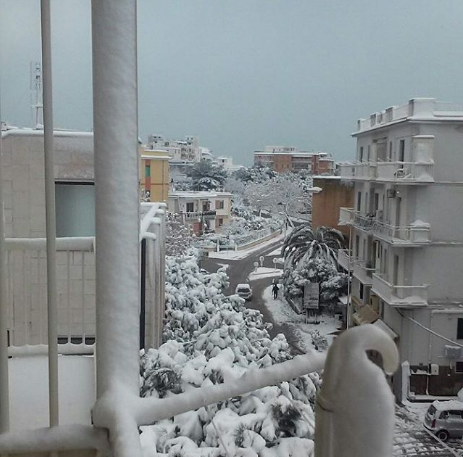 neve vieste burian Pizzomunno