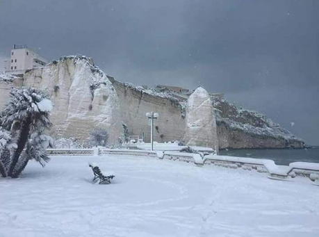 neve vieste burian Pizzomunno