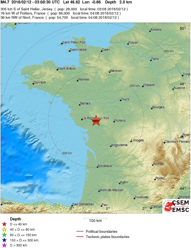 terremoto Francia