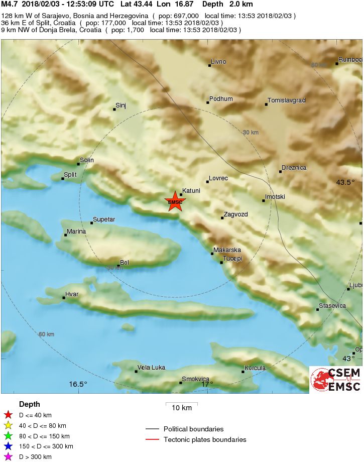 terremoto croazia