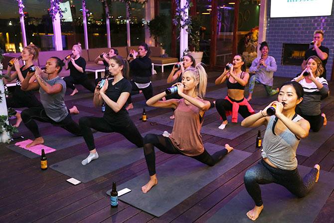 Beer Yoga