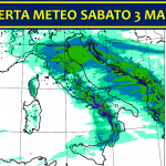 Allerta Meteo, adesso si abbatte sull’Italia la prima forte tempesta primaverile: forte maltempo Sabato 3 Marzo [MAPPE e DETTAGLI]