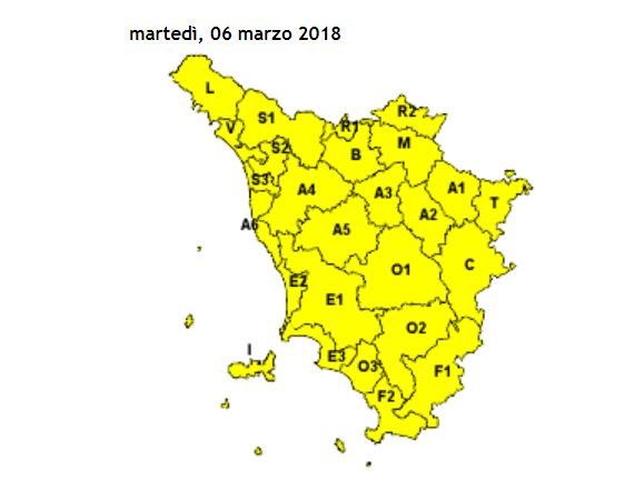 Allerta Meteo Toscana