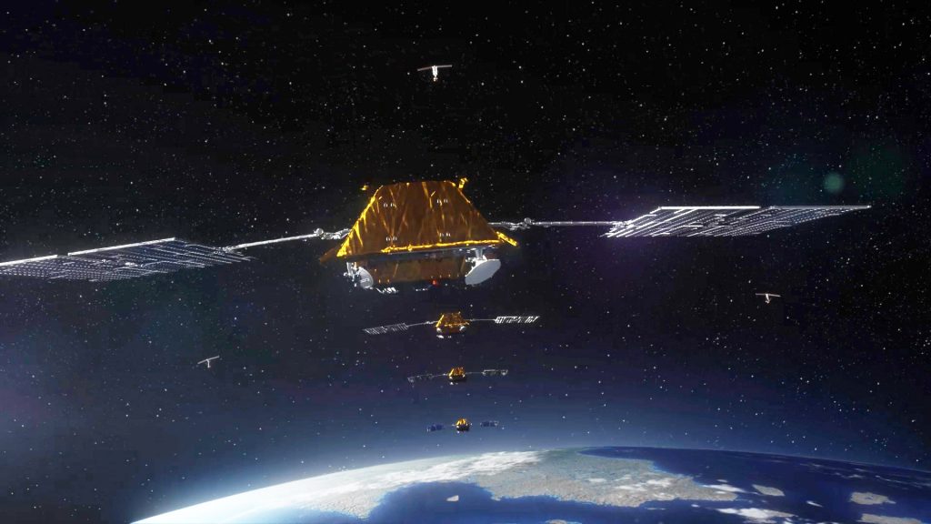 Iridium NEXT ©Thales Alenia Space_Master Image Programmes