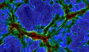 Simulazione informatica del gas cosmico