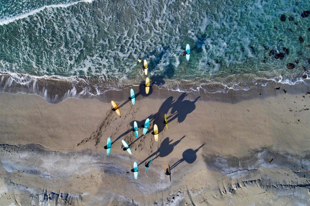 Norvegia surf Circolo Polare Artico