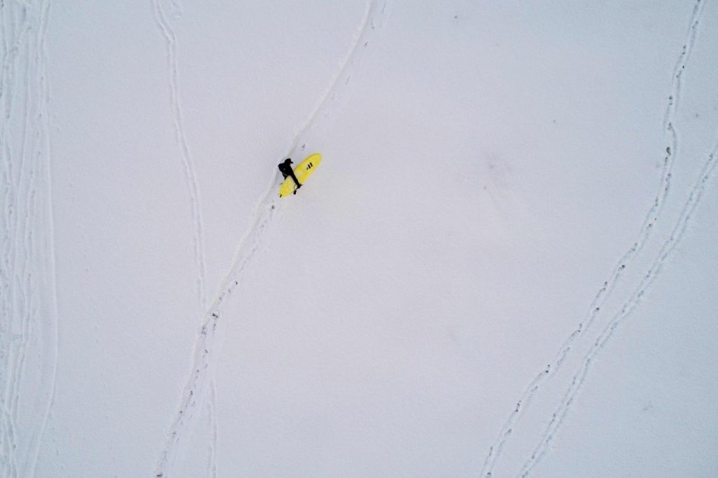 Norvegia surf Circolo Polare Artico