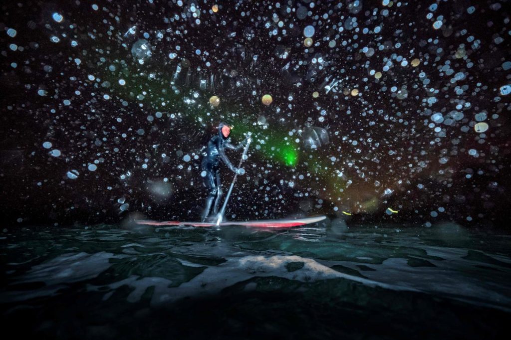 Norvegia surf Circolo Polare Artico