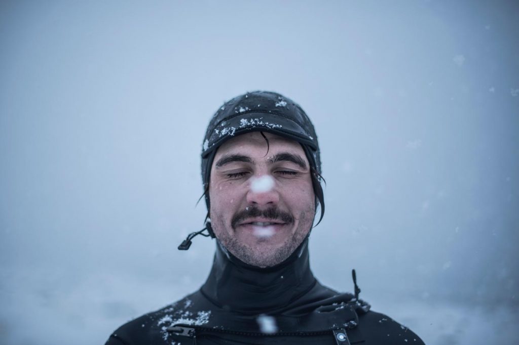 Norvegia surf Circolo Polare Artico