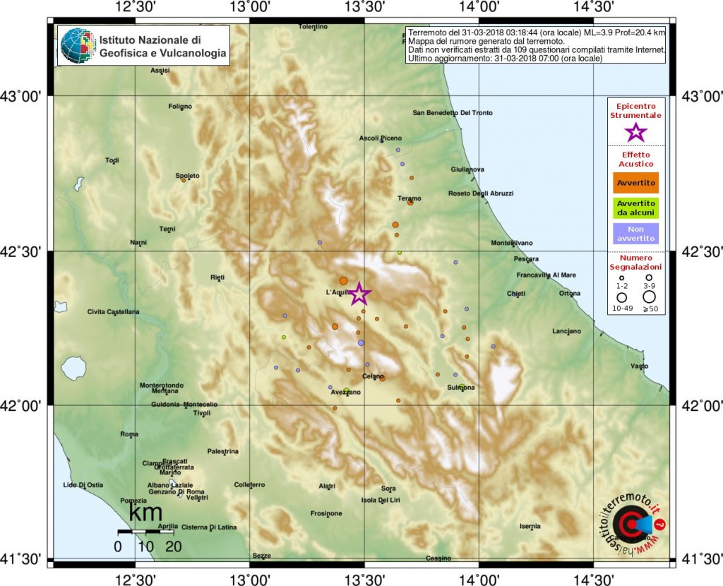 Terremoto L'Aquila