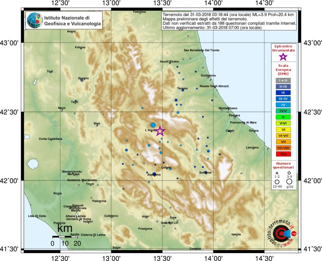 Terremoto L'Aquila