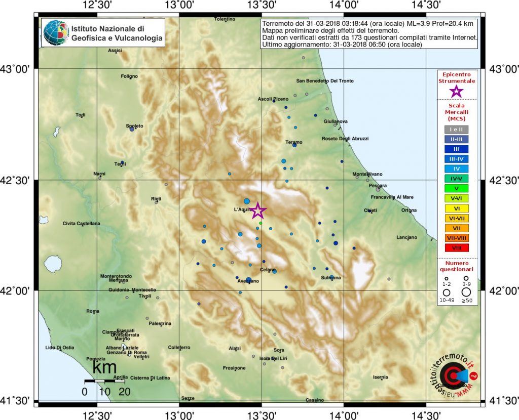 Terremoto L'Aquila
