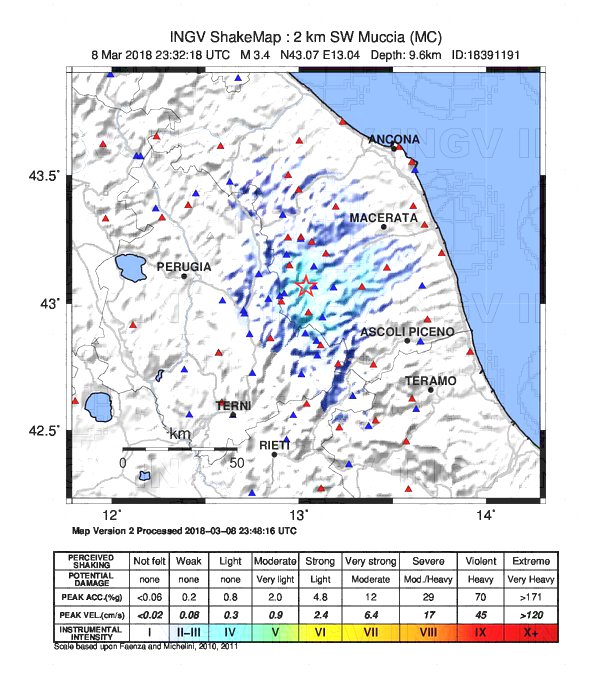 Terremoto Macerata Muccia Camerino