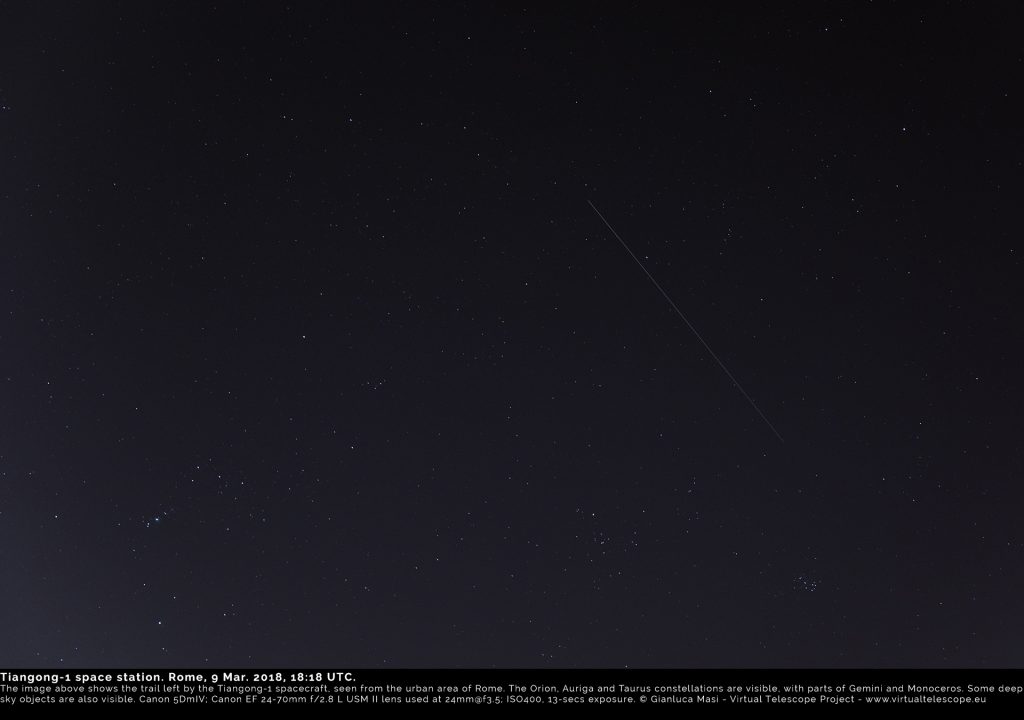Tiangong-1 Masi