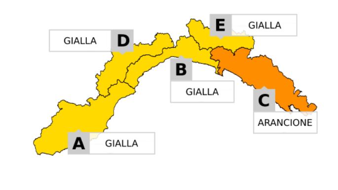 allerta meteo Liguria