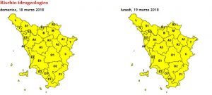 allerta meteo Toscana