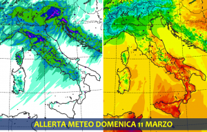 allerta meteo domenica 11 marzo 2018